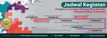 Pengisian Lowongan Pamong Desa Srimulyo